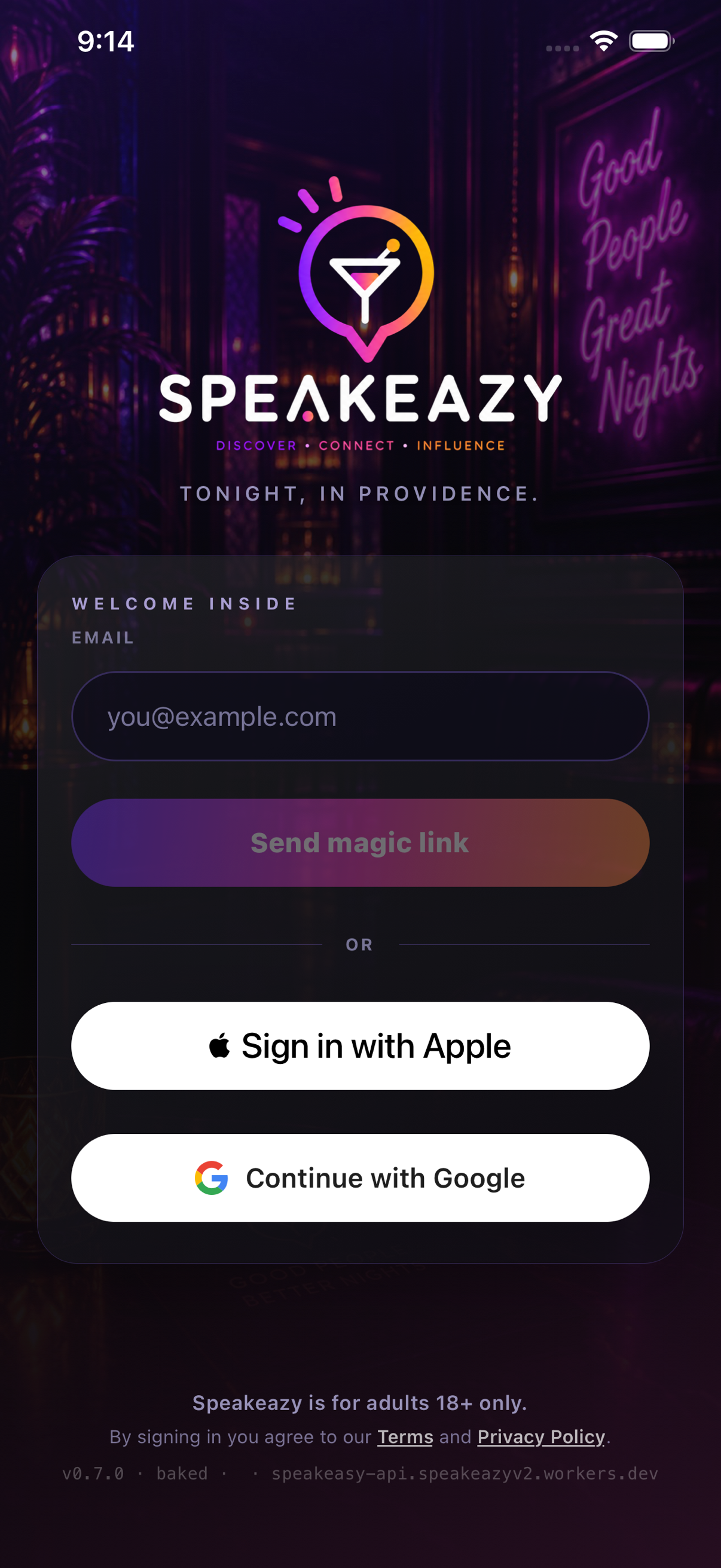 Sign in